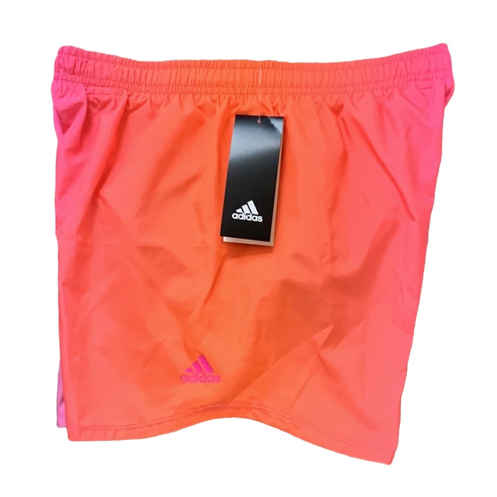 Adidas Girls Elastic Waistband Ombré Shorts - Picture 11 of 13